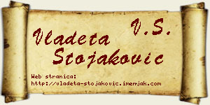 Vladeta Stojaković vizit kartica